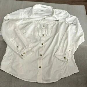 Classic White Men's Button-Down Shirt
